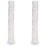 Clear Glass Mouthpiece for Dynavap Tip, Cooling Stem Accessory, 2 Pack