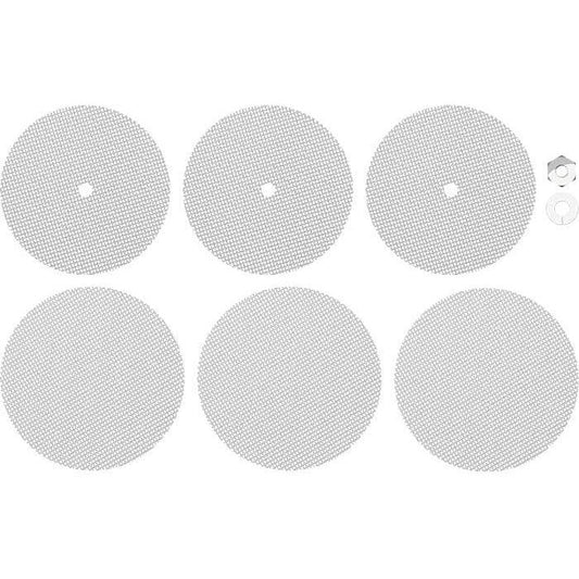 Normal Screen Set for Volcano Easy Valve Aroma Diffuser Spare Screen Set (3 Upper, 3 Lower Screens and 1 Nut and 1 Washer) - Normal Mesh