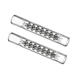 Slim Stainless Steel Metal Balls Super Cooling Mouthpiece Body pour Dynavap Tips, Pack of 2