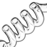 Spiralled Glass Cooling Stem Mouthpiece pour LimeLight Frolic, 110mm