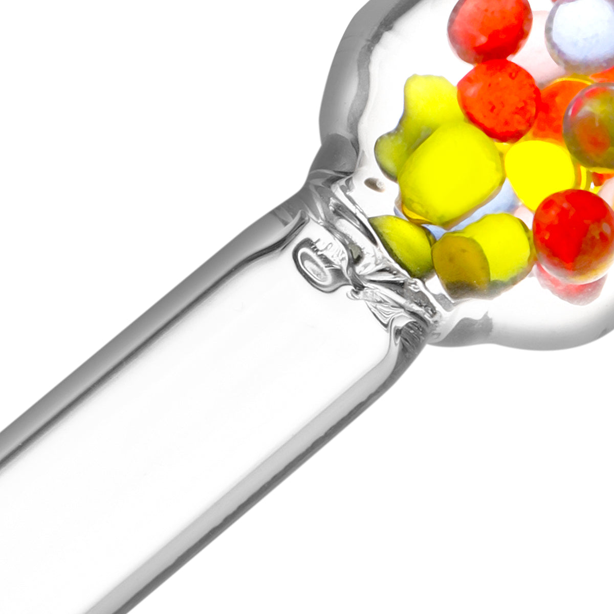 Embout buccal pour stem en verre coloré avec billes de refroidissement pour LimeLight Frolic, 130 mm