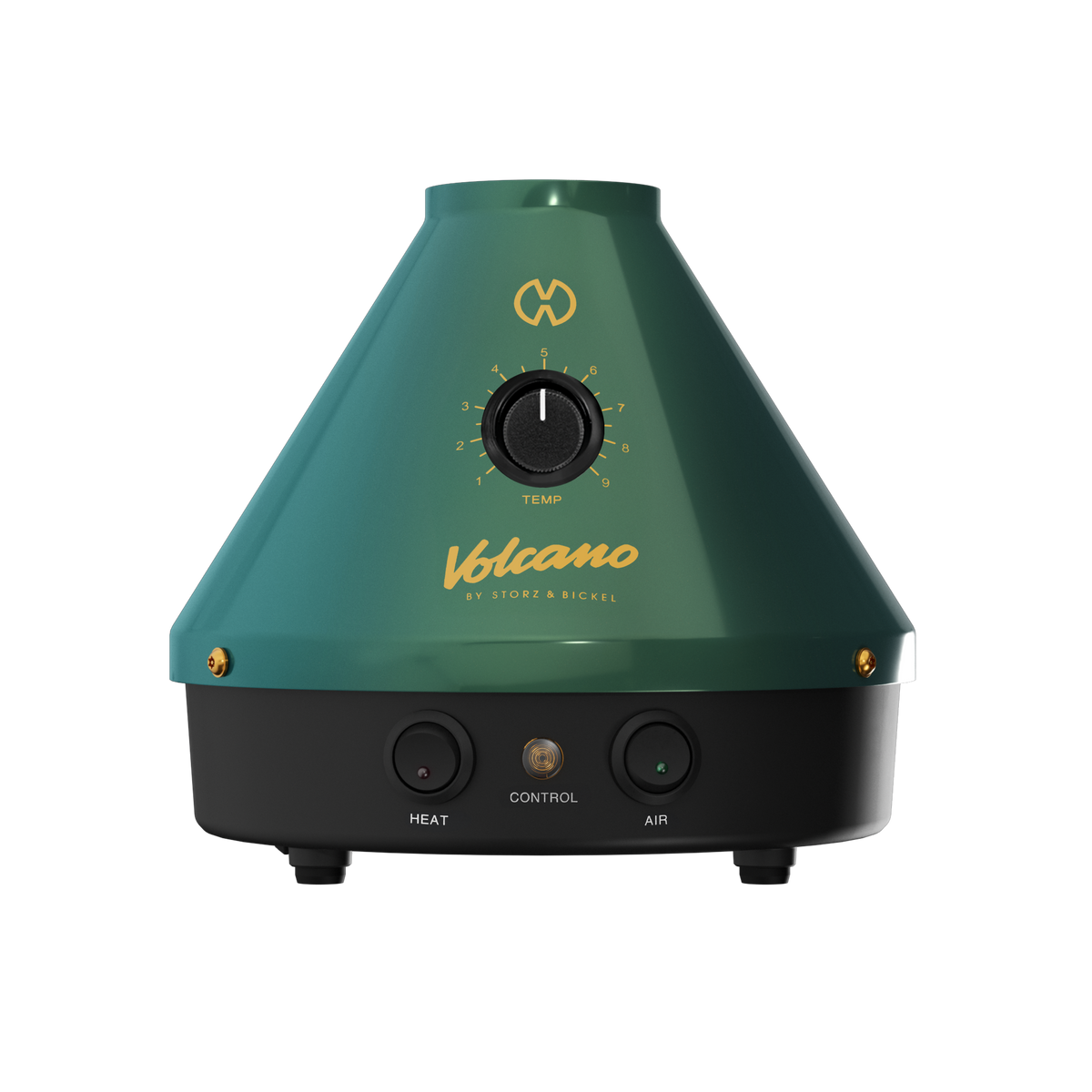 Vaporisateur Storz & Bickel Volcano Classic - Édition limitée verte et dorée des 25 ans