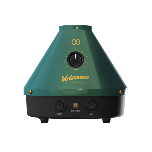Vaporisateur Storz & Bickel Volcano Classic - Édition limitée verte et dorée des 25 ans