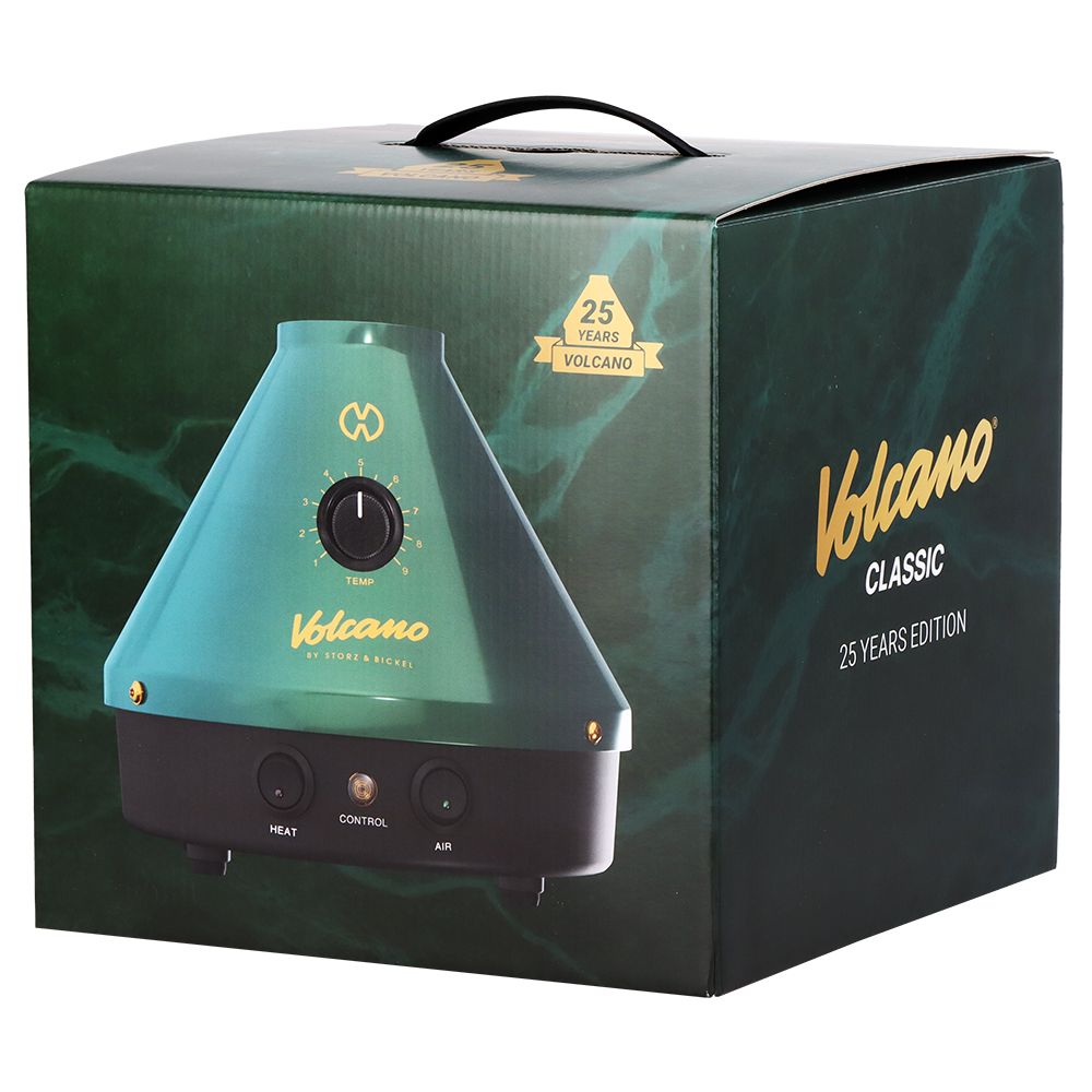 Vaporisateur Storz & Bickel Volcano Classic - Édition limitée verte et dorée des 25 ans