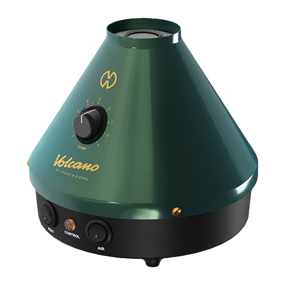 Vaporisateur Storz & Bickel Volcano Classic - Édition limitée verte et dorée des 25 ans