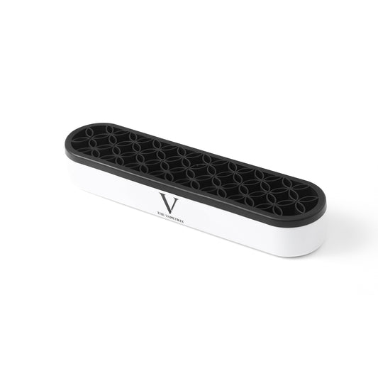 Desktop Glass Stem, Tube and Accessories Organizer for DHVs, Flexi Silicone Interior