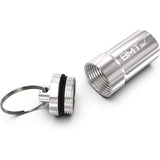 Bocal de rangement UV discret pour herbes (tube-récipient hermétique et anti-odeurs de taille moyenne) en aluminium de qualité aéronautique
