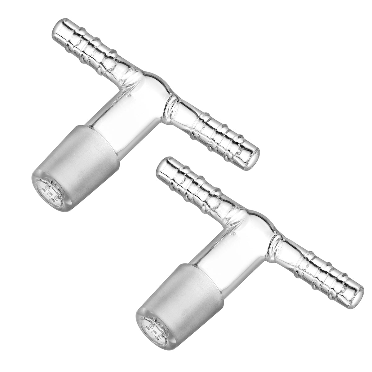 Dual-Whip Glass Elbow Adapter with Built In Glass Screen for Arizer XQ2 and Extreme Q, Pack of 2