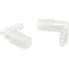 Adaptateurs coudés en verre pour Arizer XQ2 et Extreme Q, lot de 2
