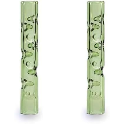 Embout buccal en verre vert pour embout Dynavap, Accessoire Embout buccal de refroidissement, lot de 2