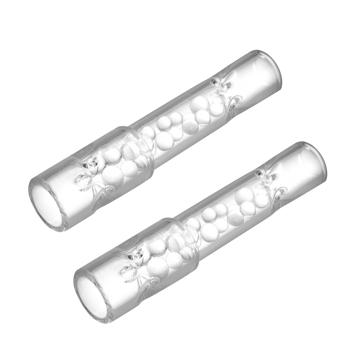 The 'Glacier' Glass Pearl Cooling Stem (70mm) for Arizer Solo 3 and Air Max