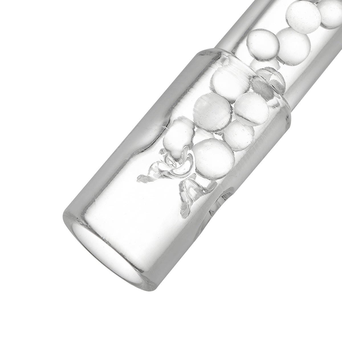The 'Glacier' Glass Pearl Cooling Stem (70mm) for Arizer Solo 3 and Air Max
