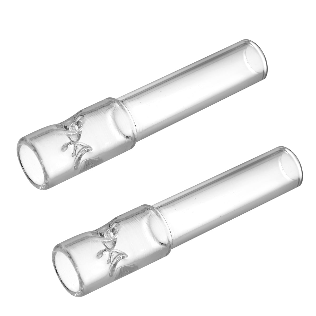 L’« Aero » Embout buccal court en verre (70 mm, Lot de 2) pour Arizer Solo 3 et Air Max