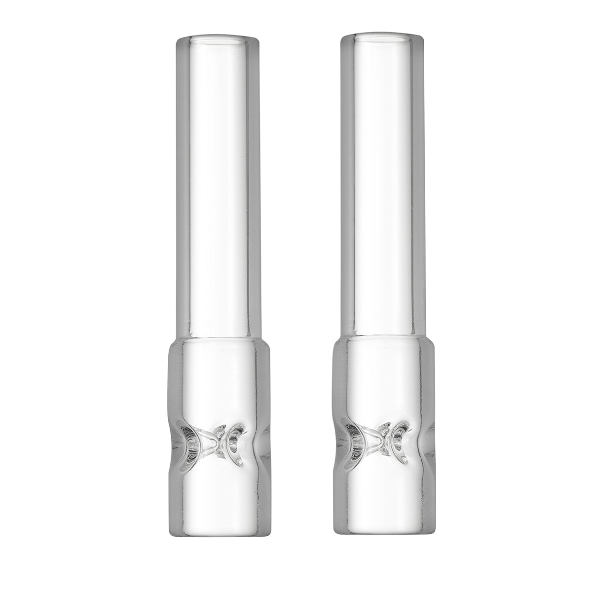 L’« Aero » Embout buccal court en verre (70 mm, Lot de 2) pour Arizer Solo 3 et Air Max