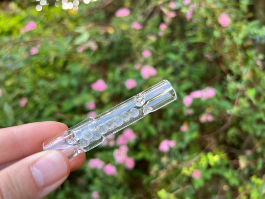 « Glacier » Glass Pearl Cooling Stem (70mm) pour Arizer Solo 3 et Air Max