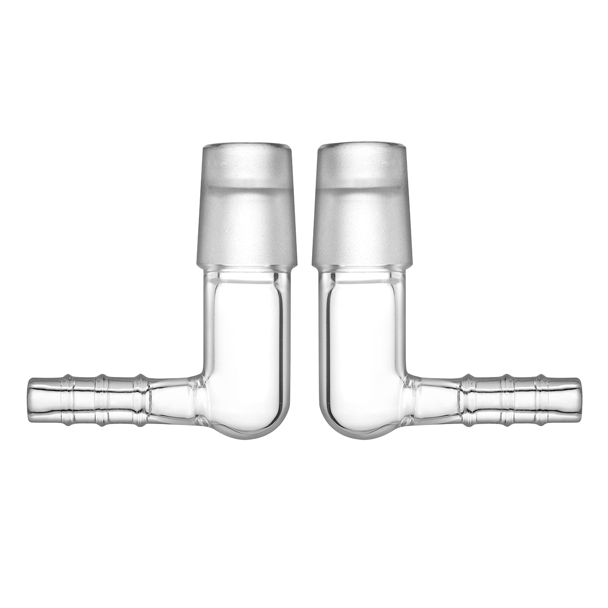 Adaptateur secteur coudé en verre pour microdosage avec Grille intégrée encastrée pour Arizer XQ2 et Extreme Q, Lot de 2