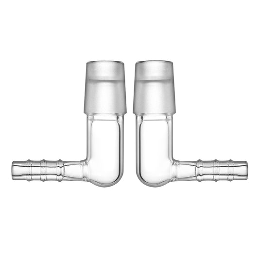 Microdose Glass Elbow Adapter with In-Set Built-In Screen for Arizer XQ2 and Extreme Q, Pack of 2