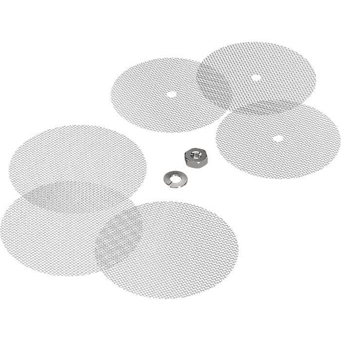 Set de grilles normales pour diffuseur d’arômes Volcano Easy Valve - Set de grilles de rechange (3 grilles supérieures, 3 grilles inférieures, 1 Écrou et 1 rondelle) - Maille normale
