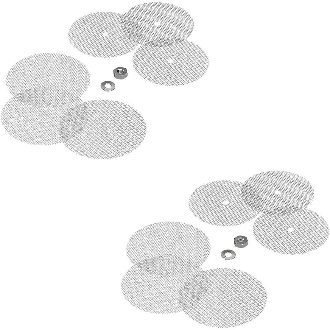 Set de grilles normales pour diffuseur d'arômes Volcano Easy Valve - Set de grilles de rechange (6 grilles supérieures, 6 grilles inférieures, 2 écrous et 2 rondelles) - Maille normale