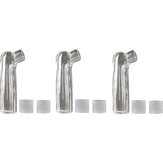 The Classic Short Glass Mouthpiece (Pack of 3) for Mighty & Crafty Series