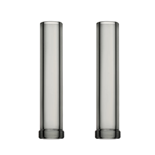Short Shaded Black Glass Stem for XMAX V3 Pro and XMAX V4 Pro Vaporizers, 60mm, Pack of 2