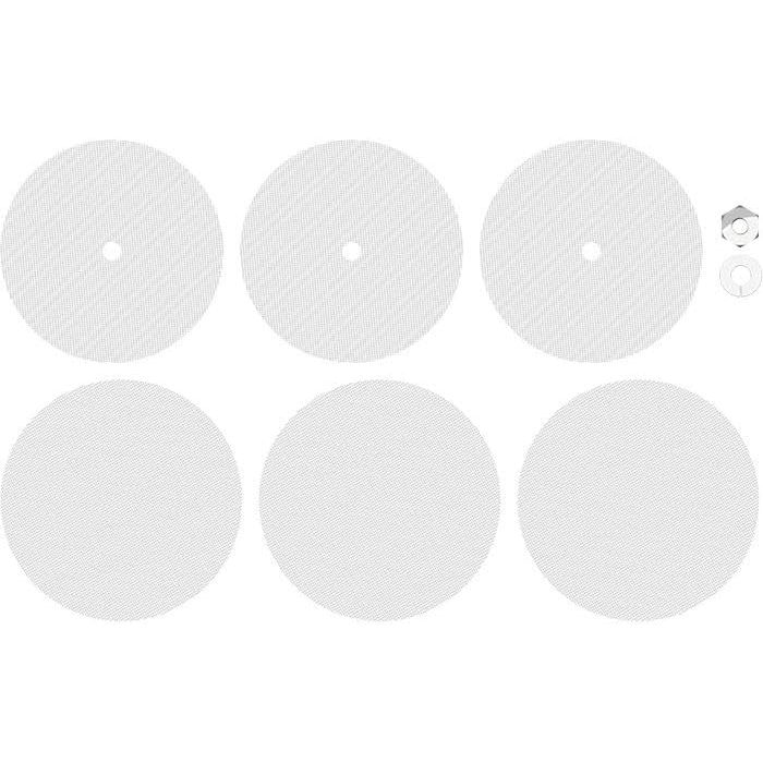 Solid Valve Fine Screen Set for Volcano Vaporizer Aromatherapy, 3 Upper Screens, 3 Lower Screens and Nut and Washer