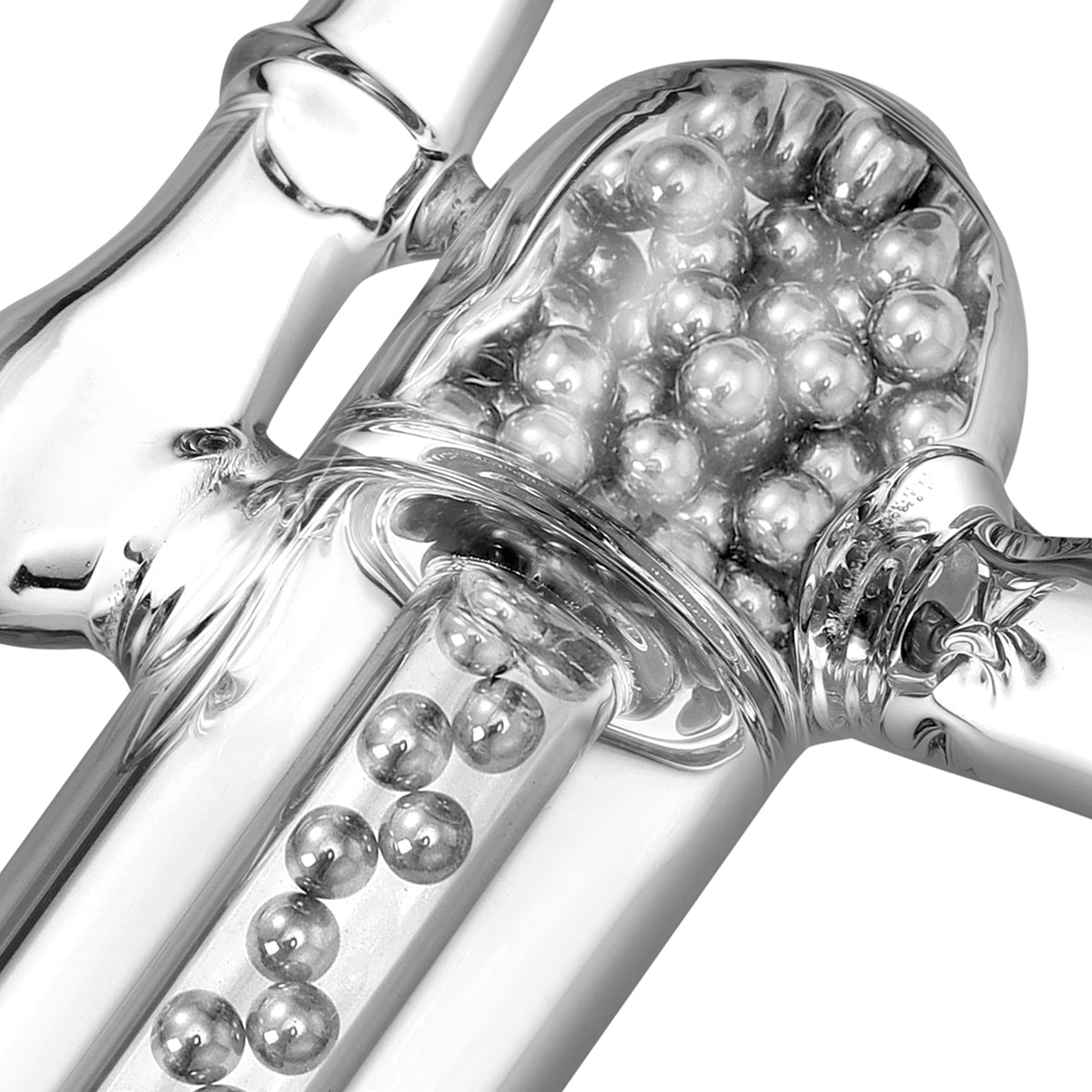The 'Steel Stream' XL Bubbler (Dual Cooling) for Venty Vaporizer