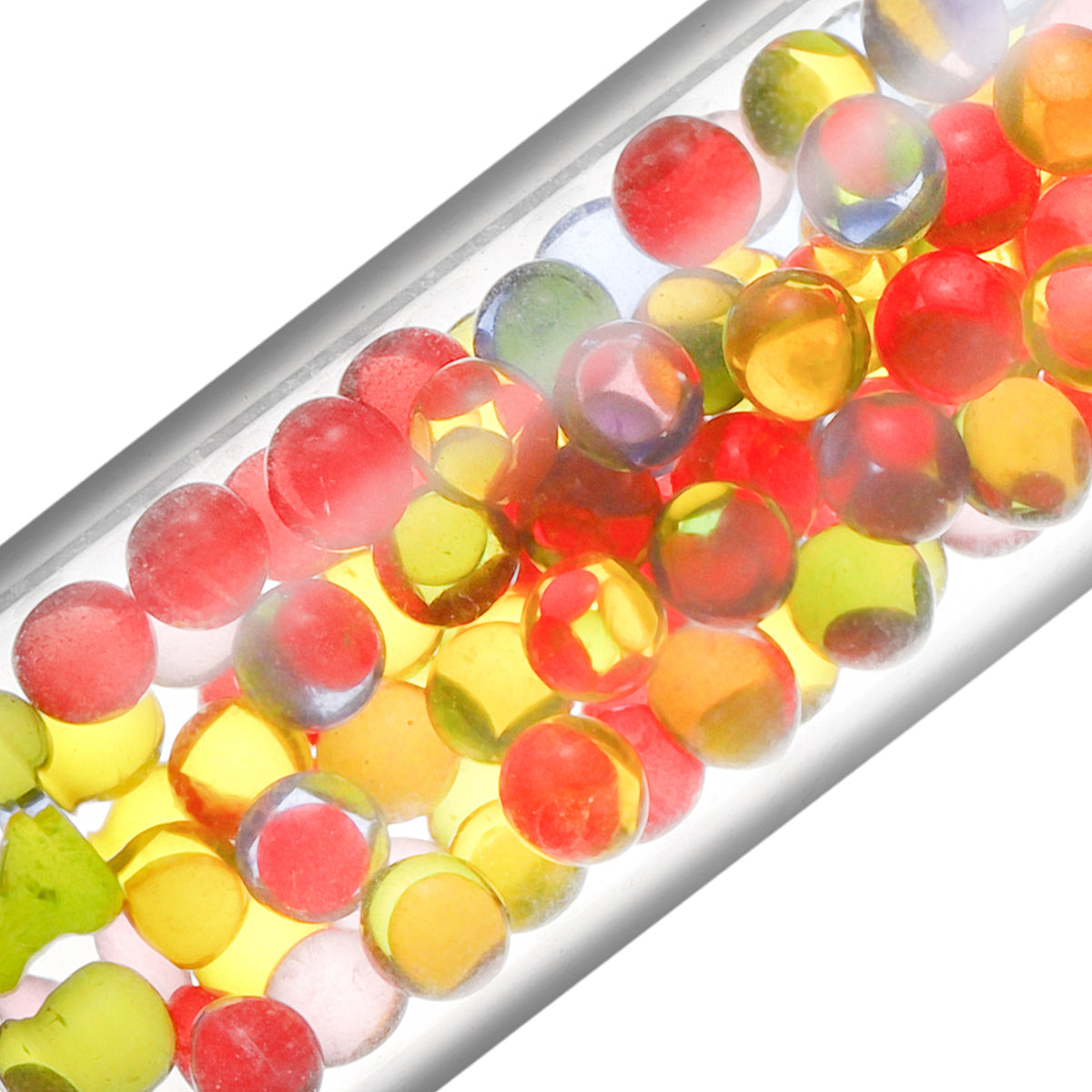 Embout buccal en verre aux perles de refroidissement colorées pour Stem LimeLight Frolic, 130 mm