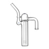 Bubbler à eau pour XMAX V3 Pro et XMAX V4 Pro, 130mm