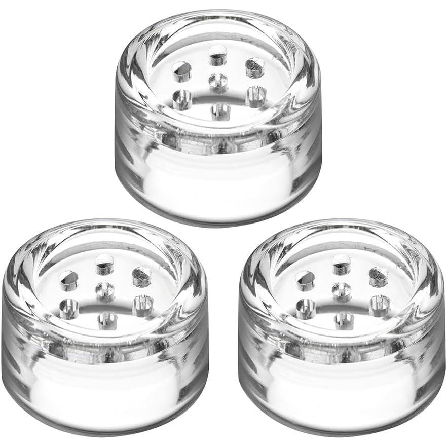 Capsules de dosage en verre (sans couvercle), lot de 3 – trois capsules présentées, pour TinyMight 2 et TinyMight 1