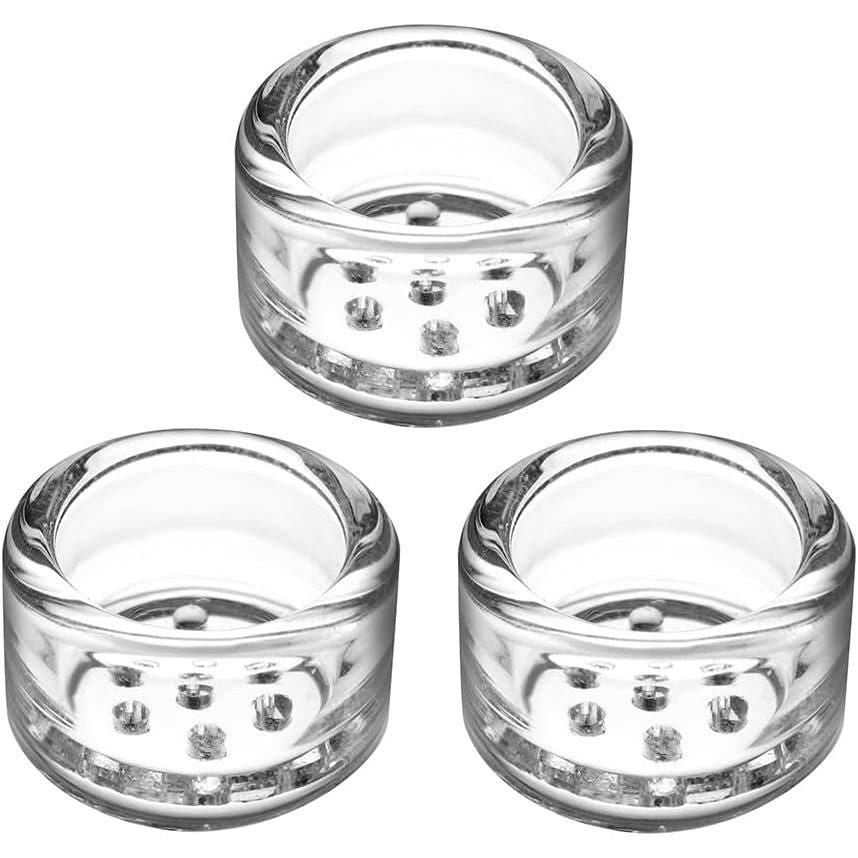 Capsules de dosage en verre (sans couvercle), lot de 3 – trois capsules présentées, pour TinyMight 2 et TinyMight 1