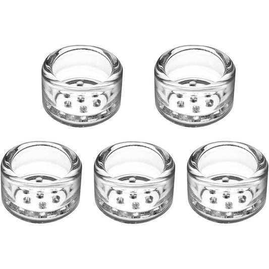 Capsules de dosage en verre (sans couvercle), lot de 5, pour TinyMight 2 et TinyMight 1